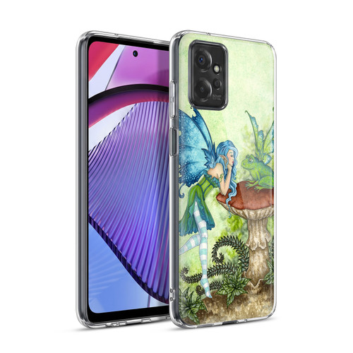 Amy Brown Pixies Frog Gossip Soft Gel Case for Motorola Moto G Power (2023)