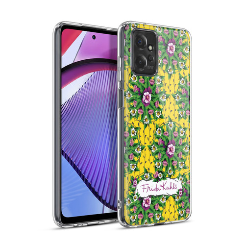 Frida Kahlo Purple Florals Mandala Soft Gel Case for Motorola Moto G Power (2023)