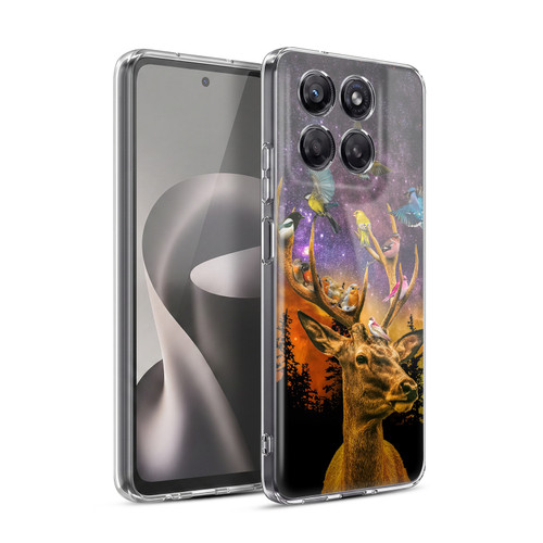 Dave Loblaw Animals Deer and Birds Soft Gel Case for Motorola Moto G37 Power