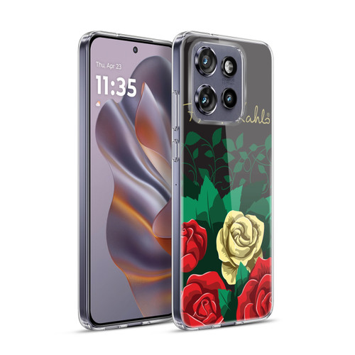 Frida Kahlo Roses Blooms Soft Gel Case for Motorola Edge 50 Neo