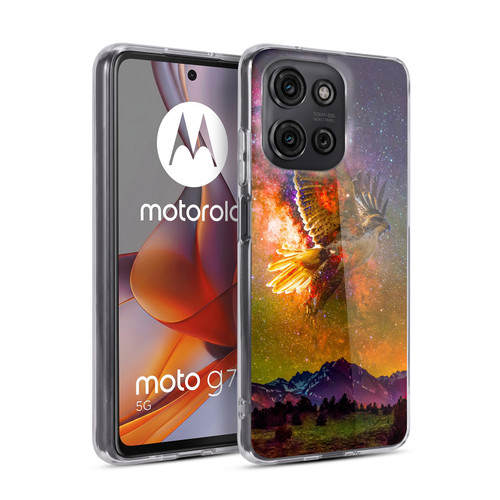 Dave Loblaw Animals Night Hawk Soft Gel Case for Motorola Moto G75