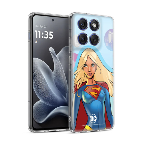 DC Women Core Compositions Supergirl Soft Gel Case for Motorola Edge 70
