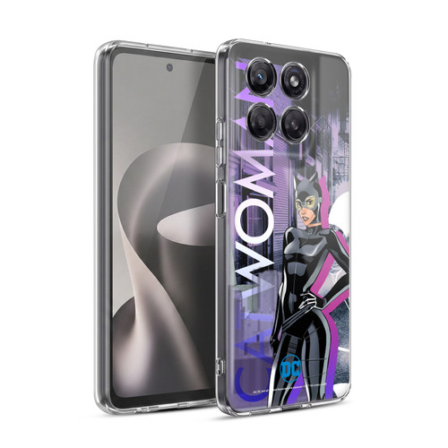 DC Women Core Compositions Catwoman Soft Gel Case for Motorola Moto G37 Power