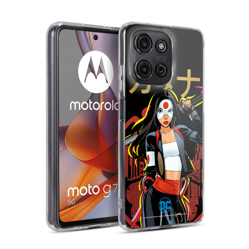 DC Women Core Compositions Katana Soft Gel Case for Motorola Moto G75