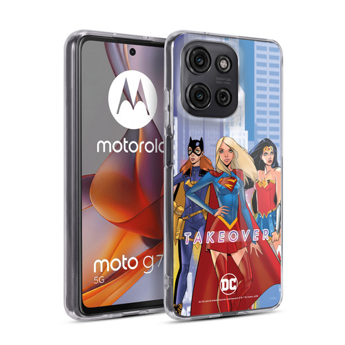 DC Women Core Compositions Girl Power Soft Gel Case for Motorola Moto G75