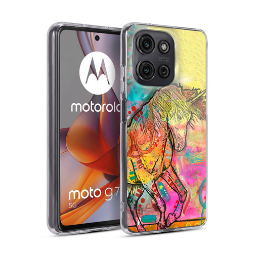 Dean Russo Pop Culture Unicorn Soft Gel Case for Motorola Moto G75