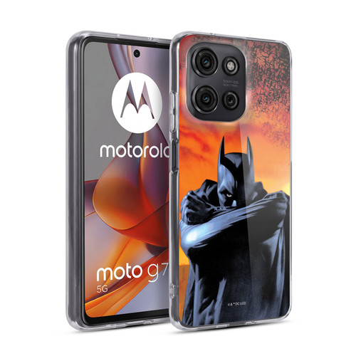 Batman Begins Graphics Character Soft Gel Case for Motorola Moto G75