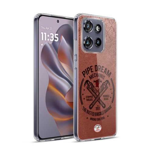 Busted Knuckle Garage Graphics Pipe Dream Soft Gel Case for Motorola Edge 50 Neo