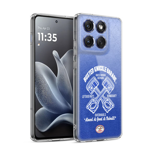 Busted Knuckle Garage Graphics Overhauls Soft Gel Case for Motorola Edge 70