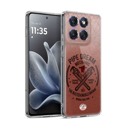 Busted Knuckle Garage Graphics Pipe Dream Soft Gel Case for Motorola Edge 70