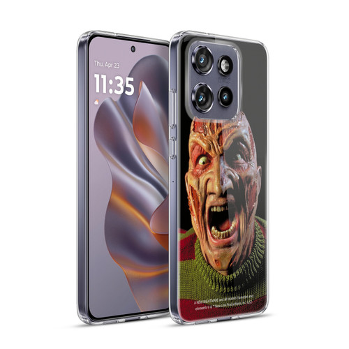 A Nightmare On Elm Street: New Nightmare Graphics Freddy Soft Gel Case for Motorola Edge 50 Neo