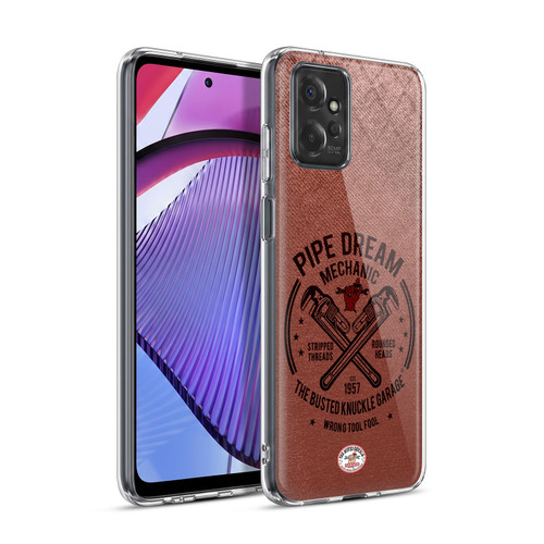 Busted Knuckle Garage Graphics Pipe Dream Soft Gel Case for Motorola Moto G Power (2023)