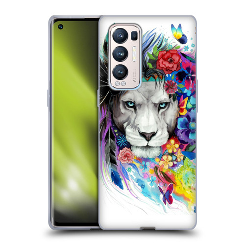 Pixie Cold Cats King Of The Lions Soft Gel Case for OPPO Find X3 Neo / Reno5 Pro+ 5G