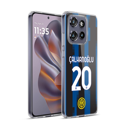 Fc Internazionale Milano 2023/24 Players Home Kit Hakan Çalhanoglu Soft Gel Case for Motorola Edge 50 Neo