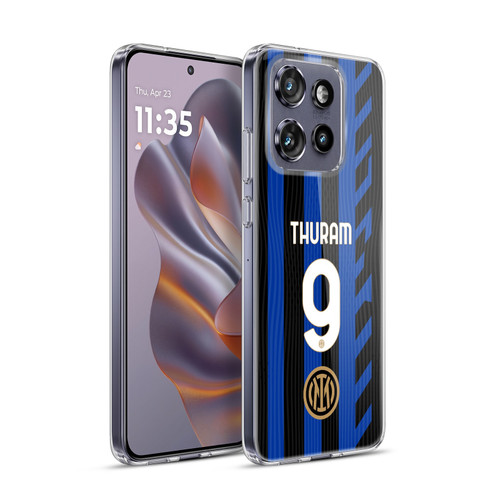 Fc Internazionale Milano 2024/25 Players Home Kit Marcus Thuram Soft Gel Case for Motorola Edge 50 Neo