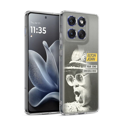 Elton John Artwork Your Song Single Soft Gel Case for Motorola Edge 70