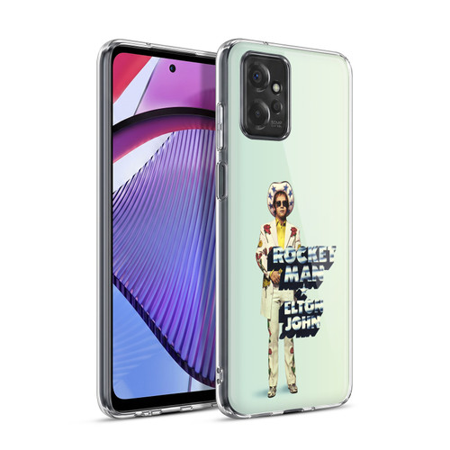 Elton John Artwork Rocket Man Single Soft Gel Case for Motorola Moto G Power (2023)