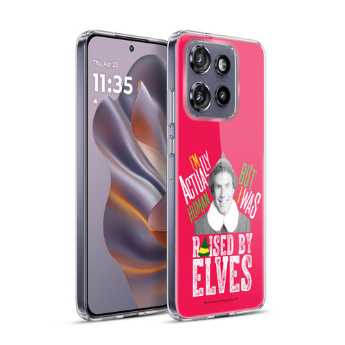 Elf Movie Graphics 1 Raised By Elves Soft Gel Case for Motorola Edge 50 Neo