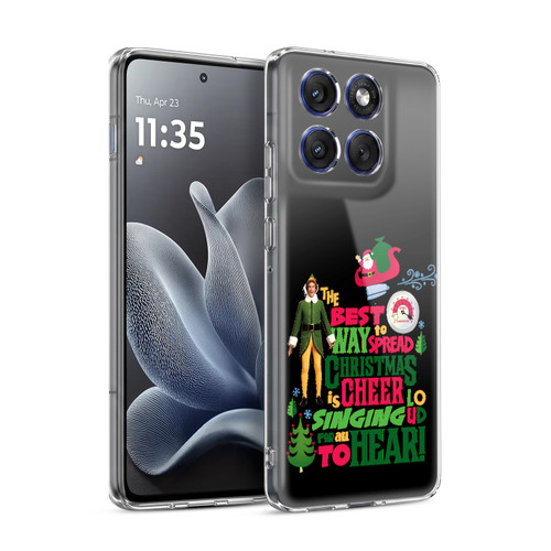 Elf Movie Graphics 1 Christmas Cheer Soft Gel Case for Motorola Edge 70