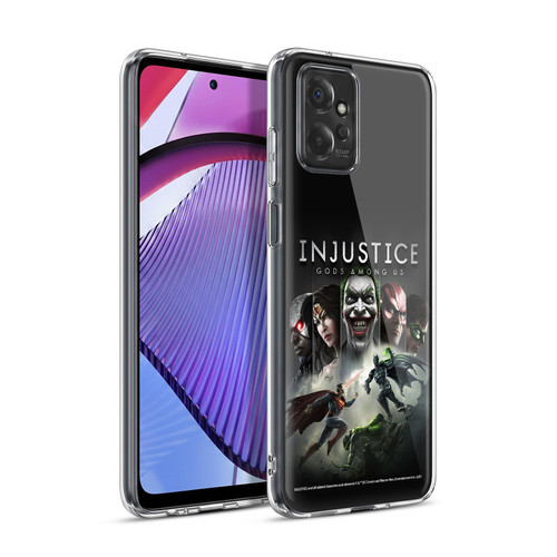 Injustice Gods Among Us Key Art Poster Soft Gel Case for Motorola Moto G Power (2023)