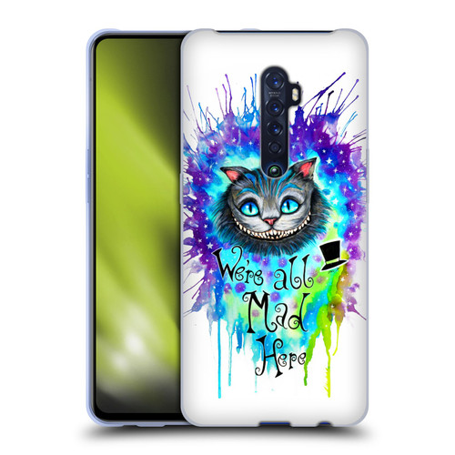Pixie Cold Cats We Are All Mad Here Soft Gel Case for OPPO Reno 2