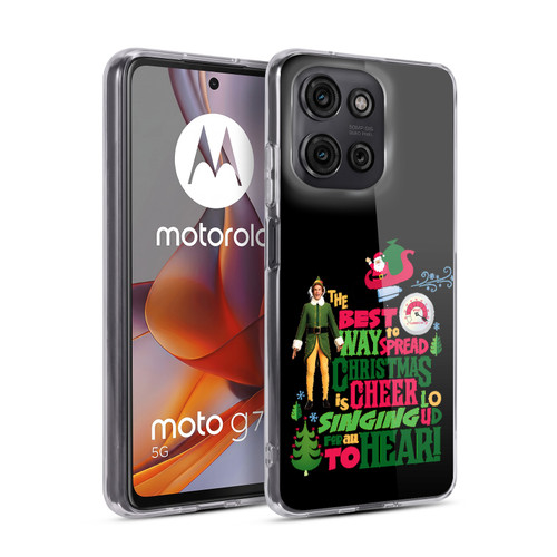 Elf Movie Graphics 1 Christmas Cheer Soft Gel Case for Motorola Moto G75