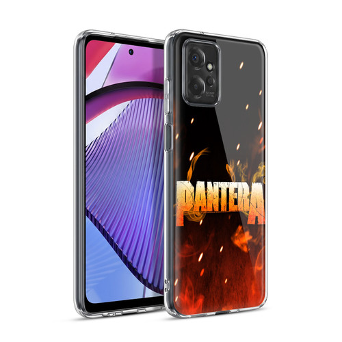 Pantera Art Fire Soft Gel Case for Motorola Moto G Power (2023)