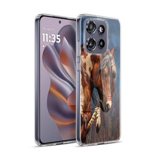 Laurie Prindle Fantasy Horse Native American War Pony Soft Gel Case for Motorola Edge 50 Neo