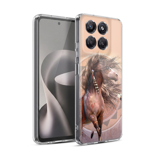 Laurie Prindle Fantasy Horse Spirit Warrior Soft Gel Case for Motorola Moto G37 Power