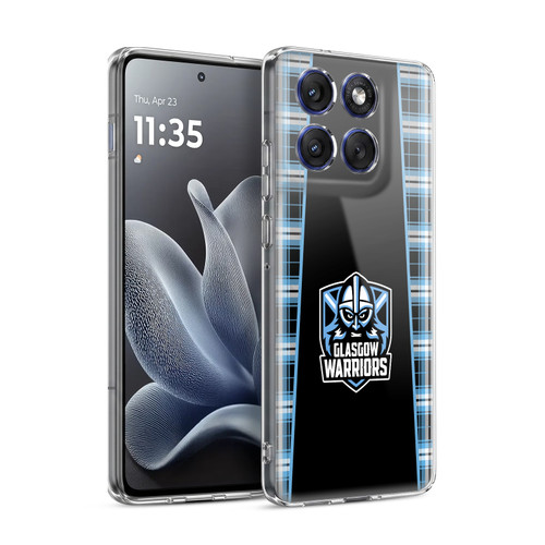 Glasgow Warriors Logo 2 Tartan Soft Gel Case for Motorola Edge 70