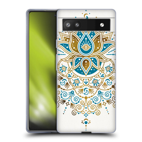 Cat Coquillette Patterns 6 Lotus Bloom Mandala 4 Soft Gel Case for Google Pixel 6a