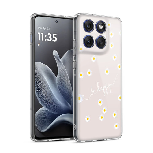Monika Strigel Happy Daisy Nude Soft Gel Case for Motorola Edge 70