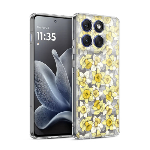 Micklyn Le Feuvre Florals Daffodil Daze Soft Gel Case for Motorola Edge 70