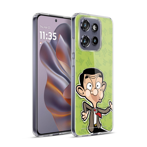 Mr. Bean: The Animated Series Graphic Art Face Soft Gel Case for Motorola Edge 50 Neo