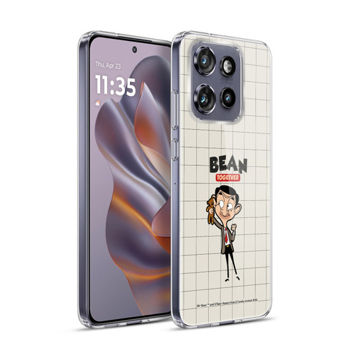 Mr. Bean: The Animated Series Graphic Art With Teddy Soft Gel Case for Motorola Edge 50 Neo