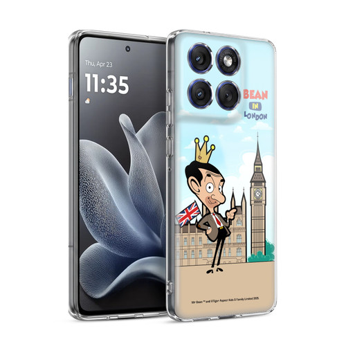 Mr. Bean: The Animated Series Graphic Art Bean In London Soft Gel Case for Motorola Edge 70