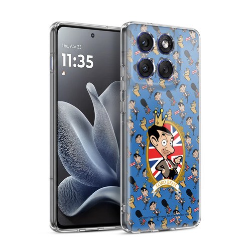 Mr. Bean: The Animated Series Graphic Art Royal Bean Soft Gel Case for Motorola Edge 70