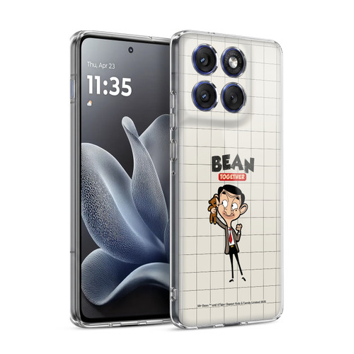 Mr. Bean: The Animated Series Graphic Art With Teddy Soft Gel Case for Motorola Edge 70