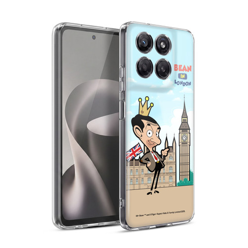Mr. Bean: The Animated Series Graphic Art Bean In London Soft Gel Case for Motorola Moto G37 Power