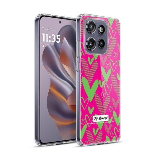 P.D. Moreno Patterns Hearts 1 Soft Gel Case for Motorola Edge 50 Neo