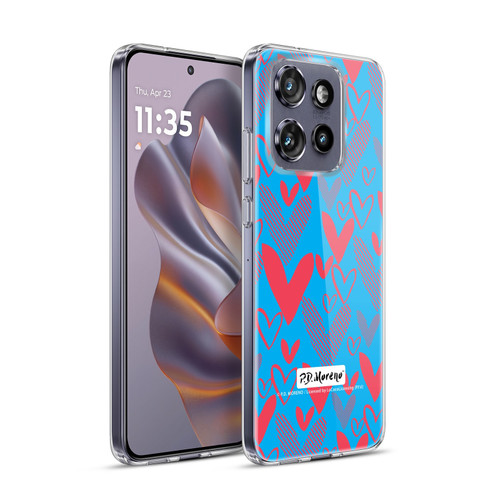 P.D. Moreno Patterns Hearts 2 Soft Gel Case for Motorola Edge 50 Neo