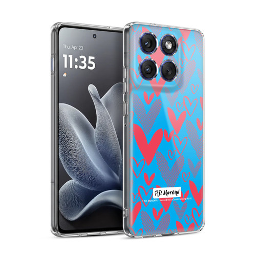 P.D. Moreno Patterns Hearts 2 Soft Gel Case for Motorola Edge 70