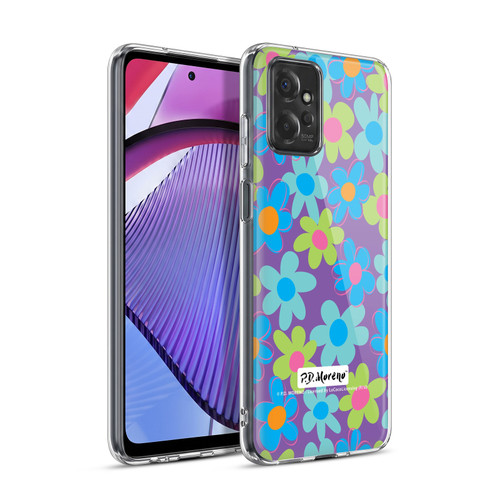 P.D. Moreno Patterns Purple Soft Gel Case for Motorola Moto G Power (2023)
