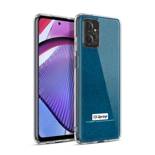 P.D. Moreno Patterns Teal Soft Gel Case for Motorola Moto G Power (2023)