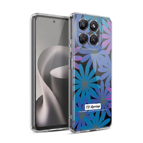 P.D. Moreno Patterns Midnight Daisies Soft Gel Case for Motorola Moto G37 Power