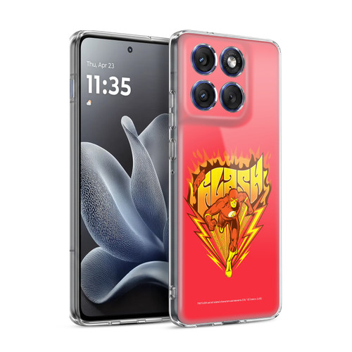 The Flash DC Comics Vintage Fastest Man Soft Gel Case for Motorola Edge 70