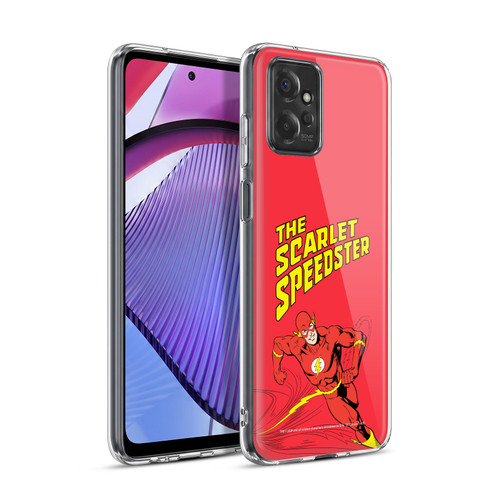 The Flash DC Comics Vintage Scarlet Speedster Soft Gel Case for Motorola Moto G Power (2023)