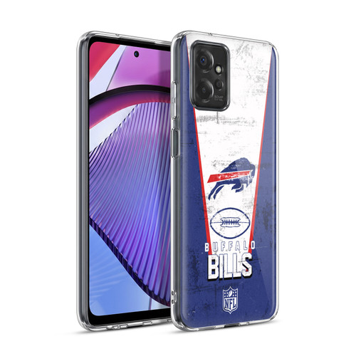 NFL Buffalo Bills Logo Art Banner Soft Gel Case for Motorola Moto G Power (2023)