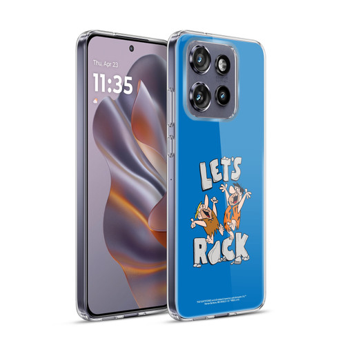 The Flintstones Graphics Fred And Barney Soft Gel Case for Motorola Edge 50 Neo