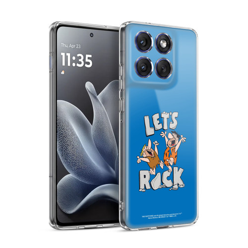 The Flintstones Graphics Fred And Barney Soft Gel Case for Motorola Edge 70